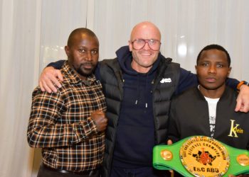  Abdul Ssebute signs deal with Albion Boxing Academy Cambridge Management and Nara Promotionz Uganda.