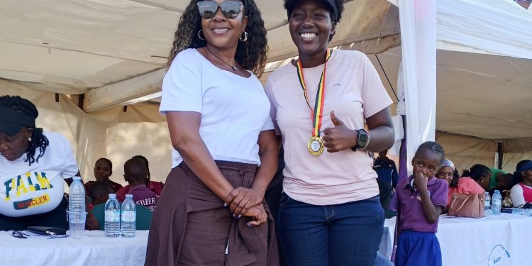 Rally Ace Susan Muwonge hails kids at St. Francis Nursery and Day Care Centre Buddo Sports Kids Olympics 2026